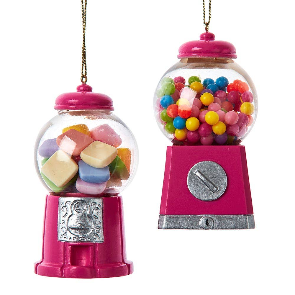 3.375"RESIN CANDY MACHINE ORN 2/A