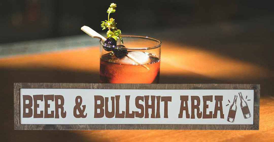 Sign for a bar, beer, unique gifts, western, gift for him