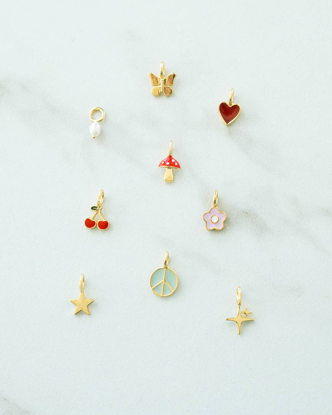 Charm Garden - Peace Charm - Gold