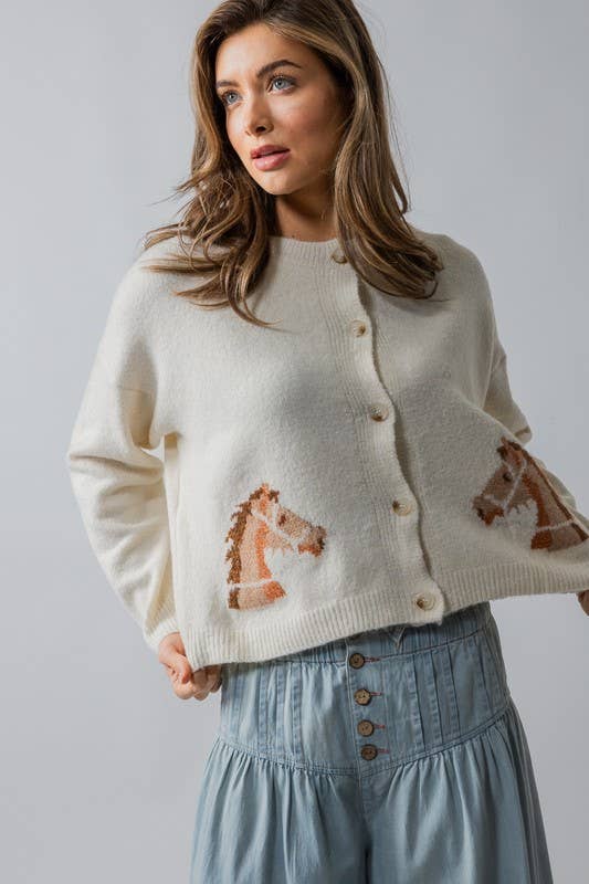 Equestrian Dream Cardigan