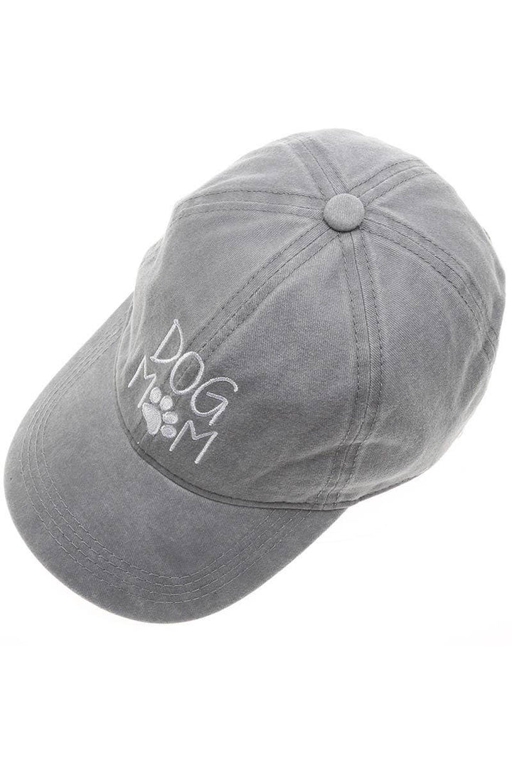 DOG MOM Embroidered Cotton Baseball Caps Dad Hat