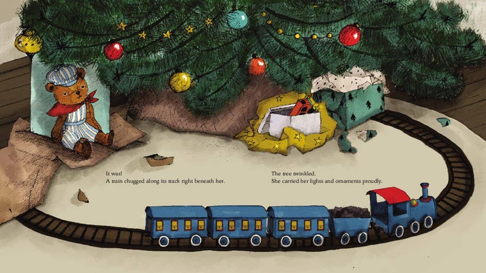 Christmas Tree Who Loved Trains, The : Annie Silvestro