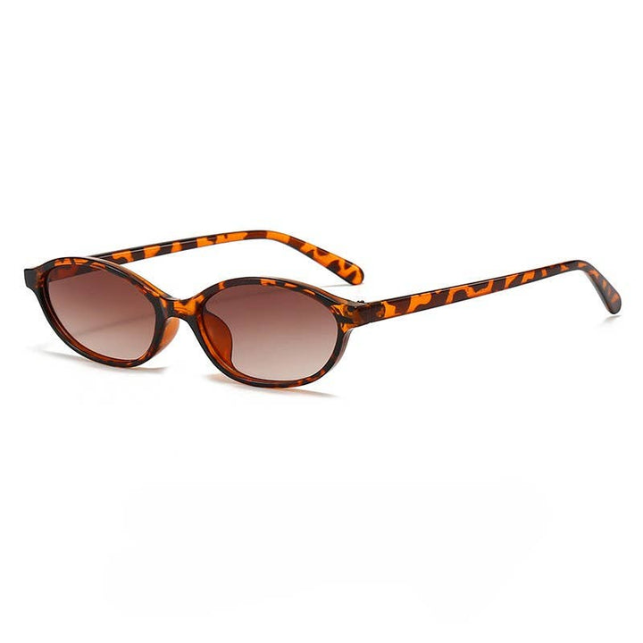 New Retro Oval Frame Small Frame Sunglasses