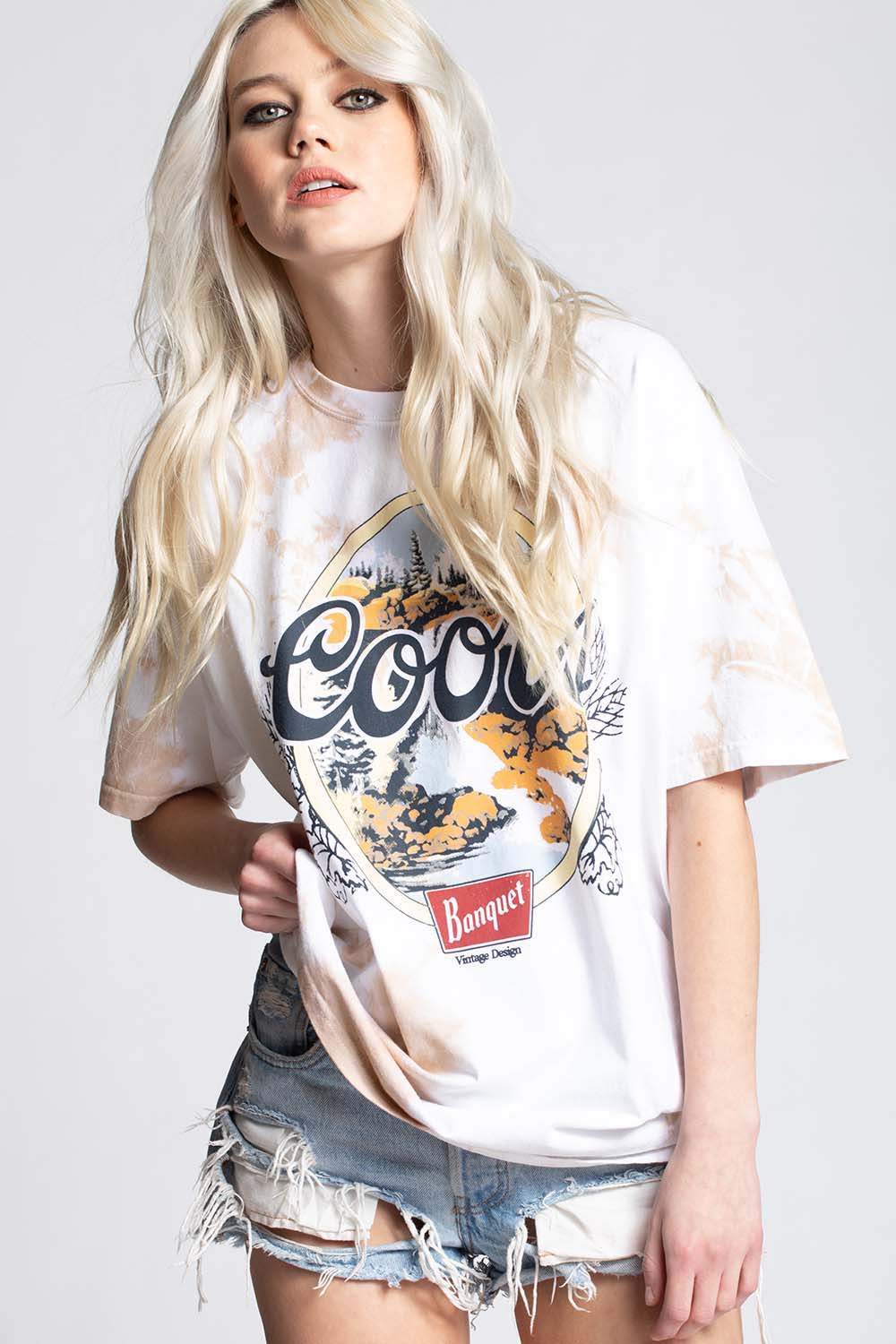 401363 - Tie Dye Coors Banquet SS Tee