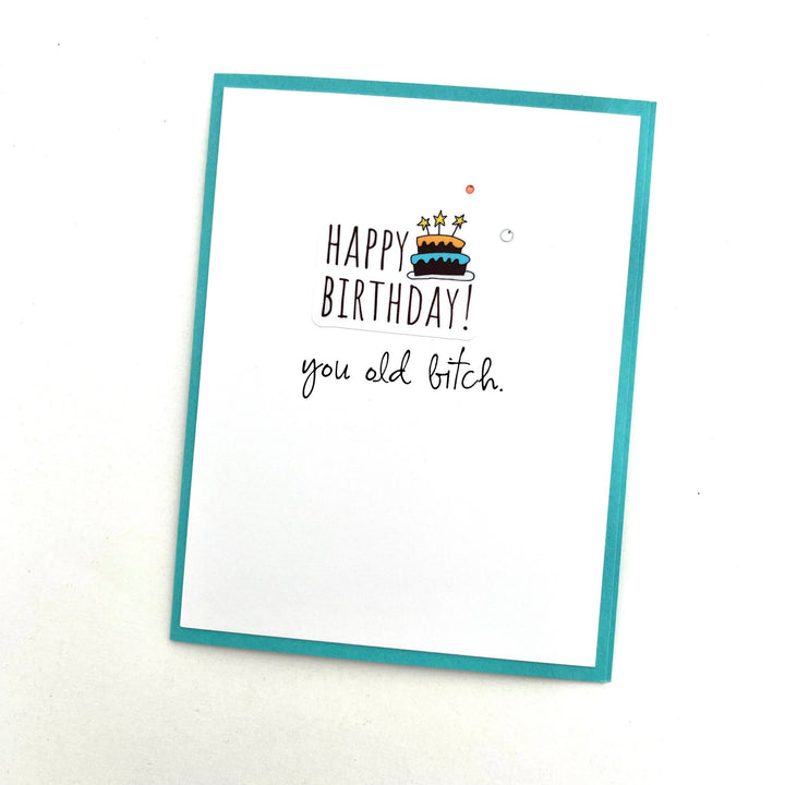 Birthday You Old Bitch Card