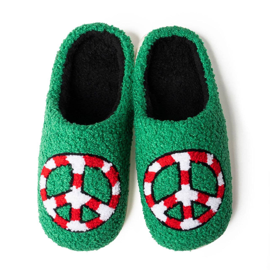 Two Left Feet Holiday Lounge Out Loud Comfy Slippers OS