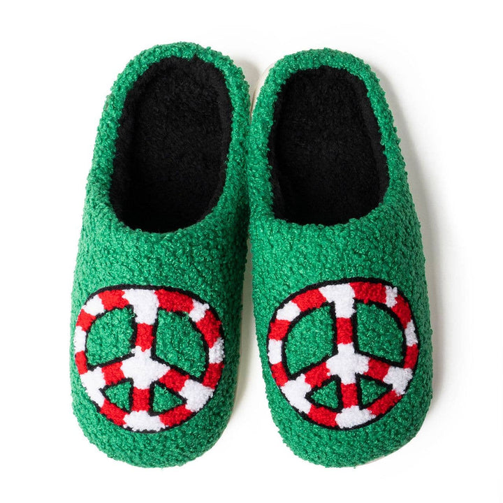 Two Left Feet Holiday Lounge Out Loud Comfy Slippers OS