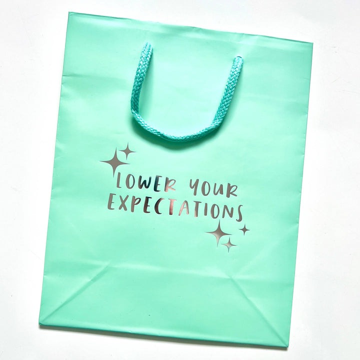 Gift Bag—lower expectations