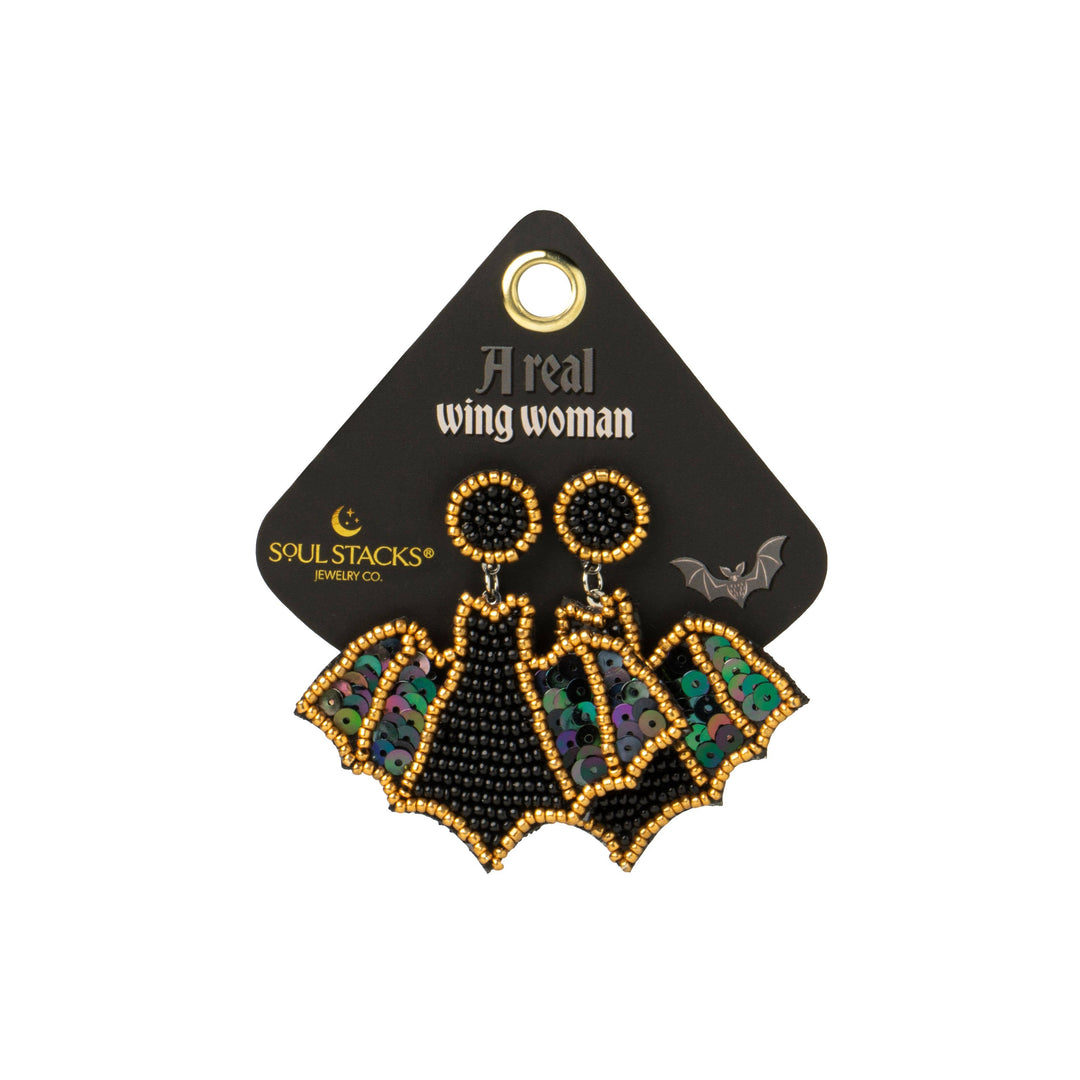 Soul Stacks Halloween Spooky Season Beaded Earrings