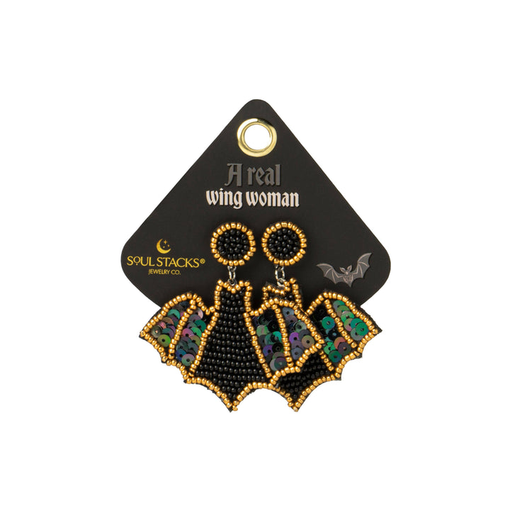Soul Stacks Halloween Spooky Season Beaded Earrings