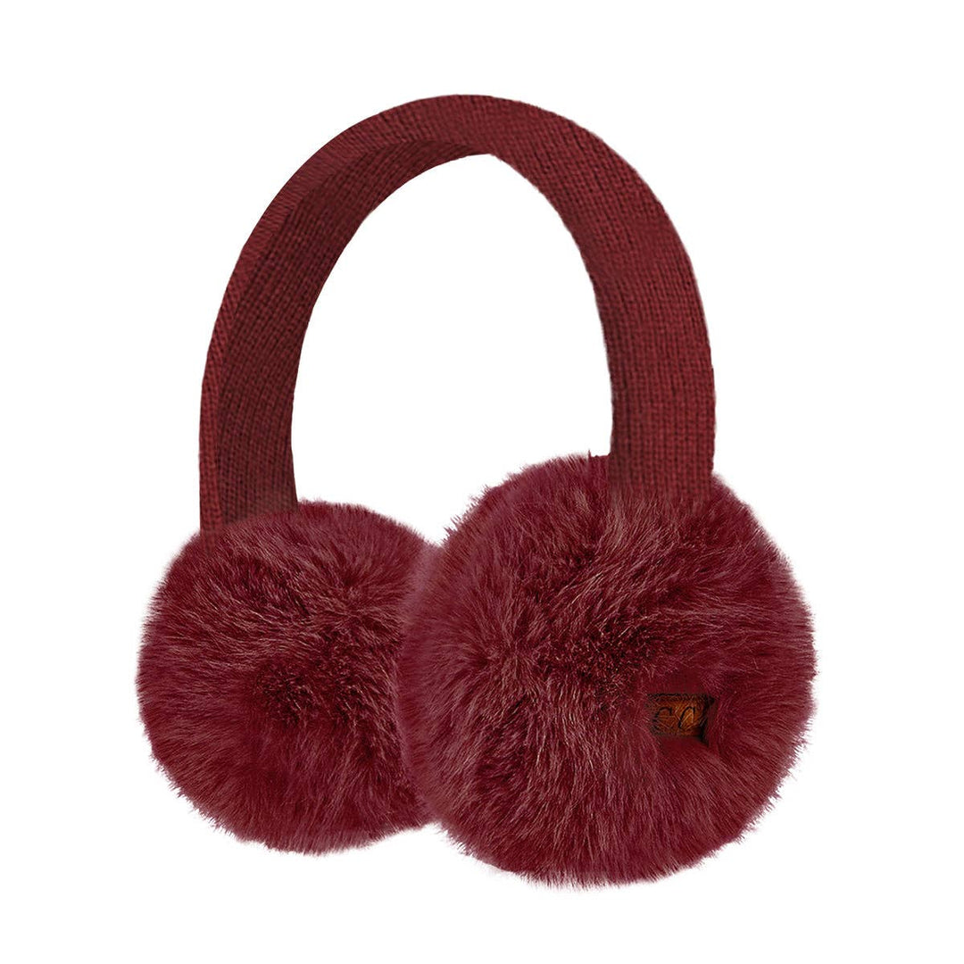 Faux Mink Fur Knitted C.C Earmuff EMS0155