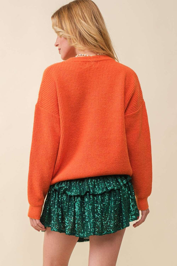 Hello Pumpkin Letter Verbiage Sweater