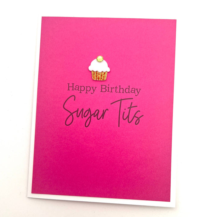 Birthday Sugar Tits card