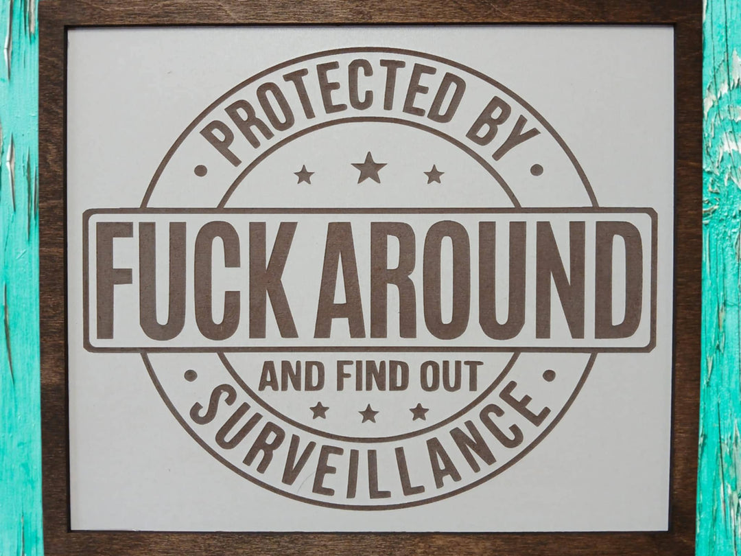 Porch Sign, Best gifts, Sign, FAFO, Bar, Man cave, Humor