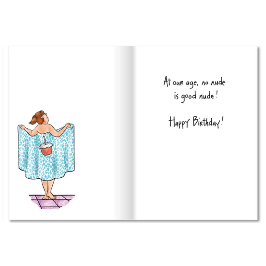 Birthday Suit Exchange Card - 9255