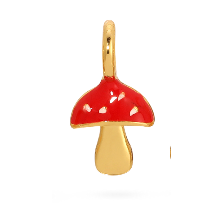 Charm Garden - Mushroom Charm - Gold