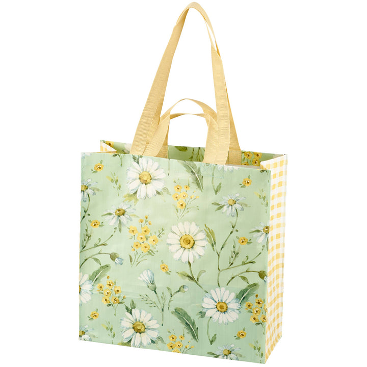 Green Daisy Market Tote