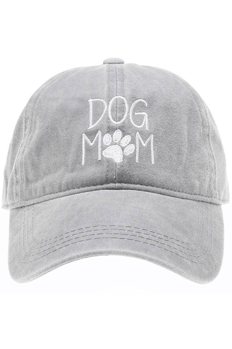 DOG MOM Embroidered Cotton Baseball Caps Dad Hat