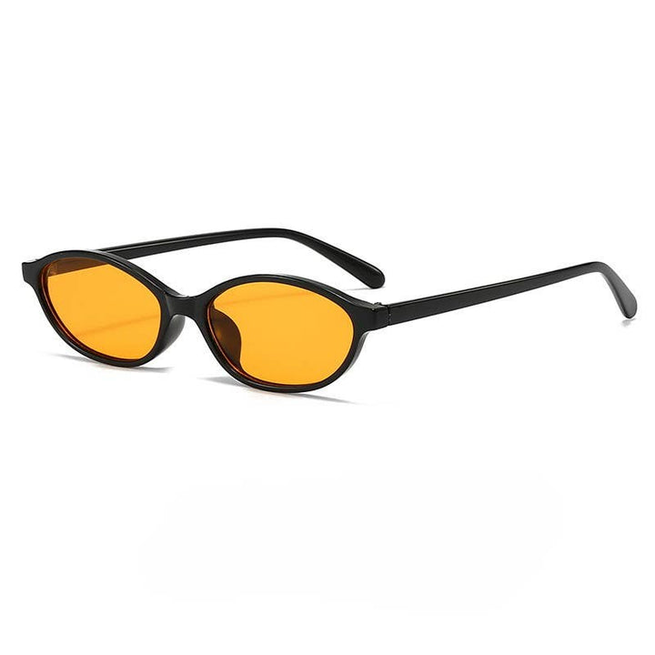 New Retro Oval Frame Small Frame Sunglasses
