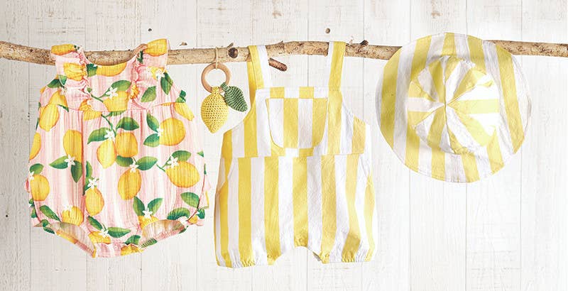 Knit Rattle - Lemon