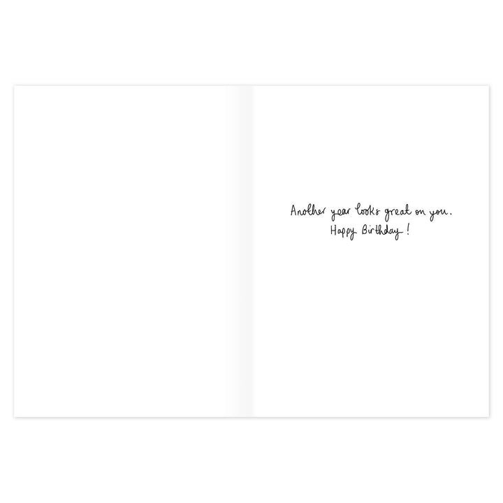 Not A Day Over Fabulous Flamingos Birthday Card