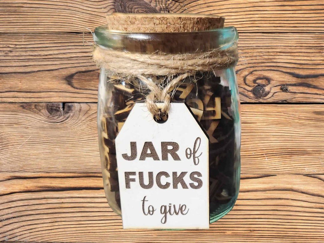 Humor, western, funny gift, unique, hard to buy for, jar