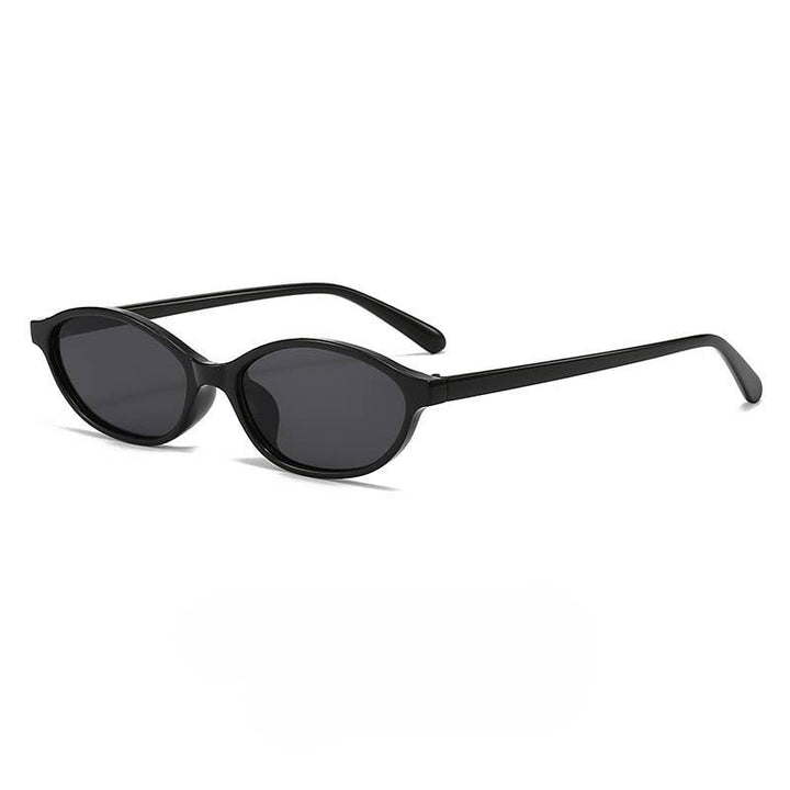 New Retro Oval Frame Small Frame Sunglasses