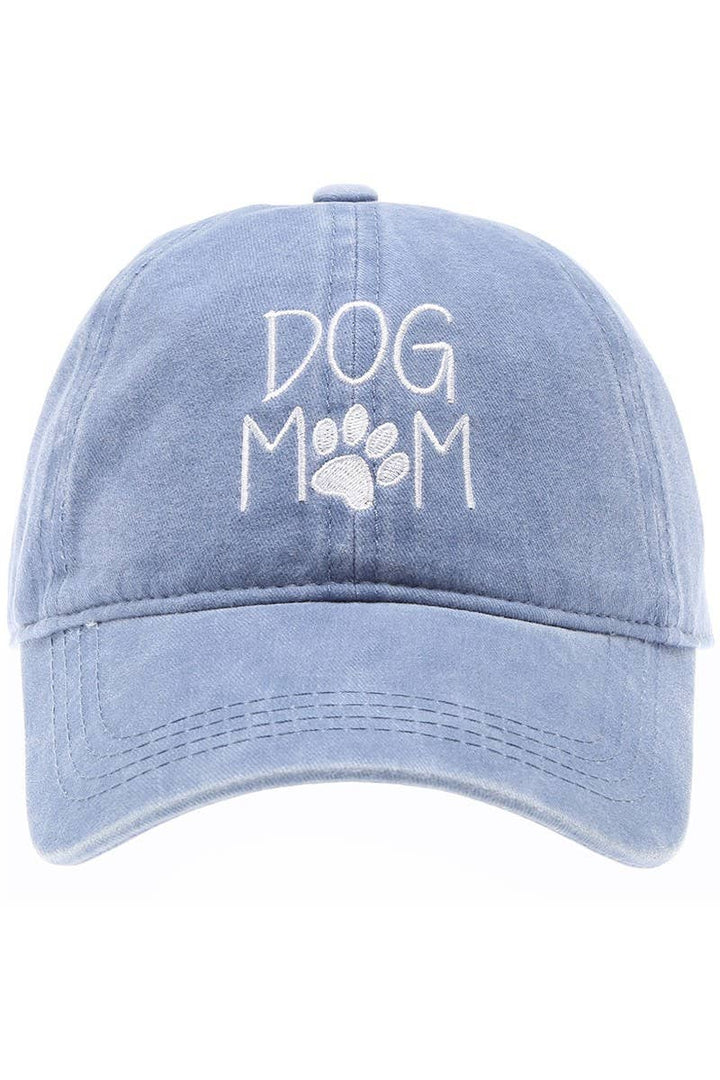 DOG MOM Embroidered Cotton Baseball Caps Dad Hat