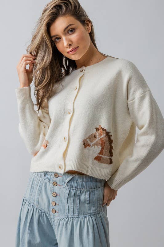 Equestrian Dream Cardigan