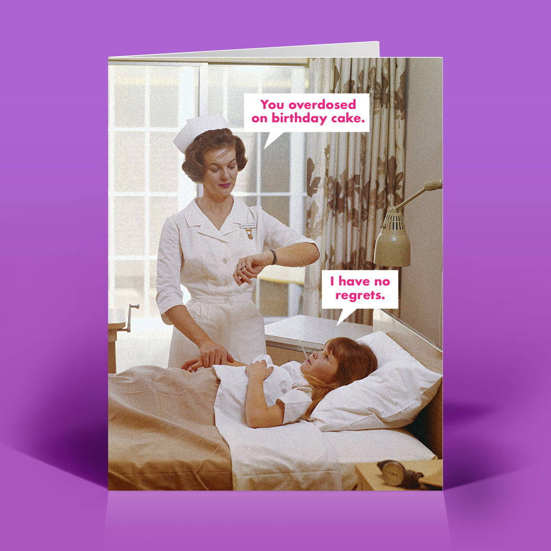No Regrets Birthday Card