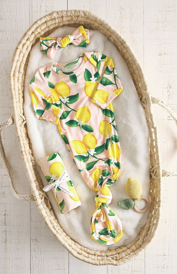 Knit Rattle - Lemon