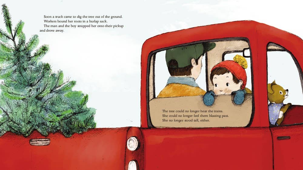 Christmas Tree Who Loved Trains, The : Annie Silvestro