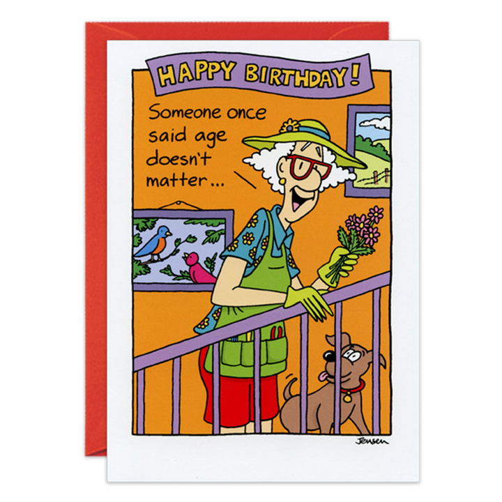 Age Doesn't Matter Birthday Card - 7166