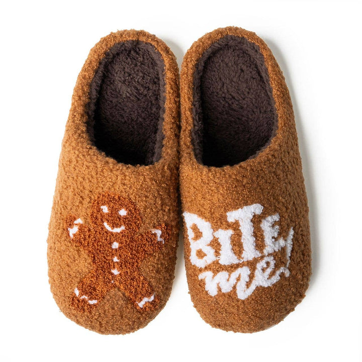 Two Left Feet Holiday Lounge Out Loud Comfy Slippers OS