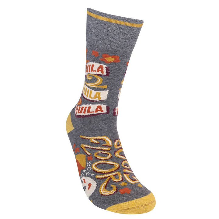 1 Tequila 2 Tequila 3 Tequila Floor Socks | Funny Socks