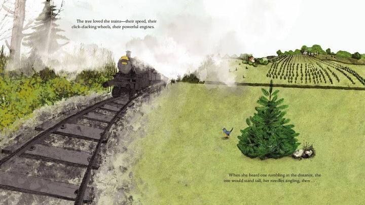 Christmas Tree Who Loved Trains, The : Annie Silvestro